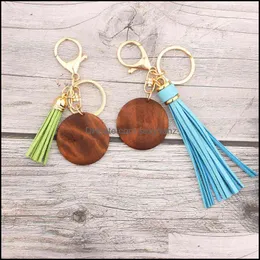 Клавные моды Aessories Wood Chip Tassel Pendant Delive 2021 DCS3V