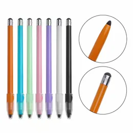 Bling Fiber Stylus Długopis dla iPhone 13 Mini Pro Max 12 11 XR XS 7 6 Samsung Note20 S21 S20 F62 F52 A32 LG Stylo Sony MP3 IPAD Table Kolorowe Pojemnościowe Ekran Dotykowy Pens 2021