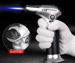 XXL Jet Torch Butan Lighter Refillable Professonal Grill Cigarett Vindtäta Tändare för rökning Kök Användning Tillbehör Ingen gas