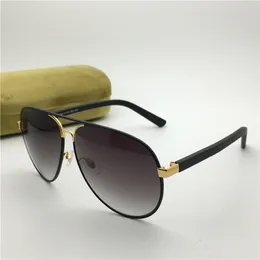 Selling Fashion designer men women sunglasses 2887 classic pilot retro leather glasses Summer vintage style top quality UV Protection Come with case