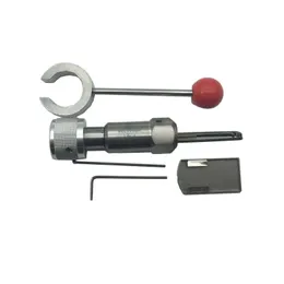 Locksmith supplies H&H MUL T 7Pins-R decoder and lock pick tool Profile /Rim cylinders tools auto picks cross opener