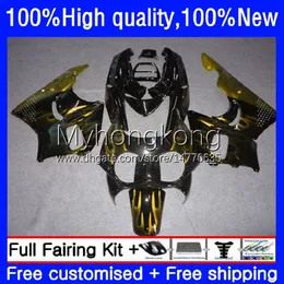 Honda CBR 893 900 CC 893RR 900RR Golden Flames 1989 1990 1991 1992 1993 Vücut 36NO.144 CBR893RR CBR900RR 89-93 CBR893 CBR900 RR 89 90 91 92 93 OEM Fairing Kiti