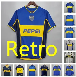 84 95 96 97 98 Boca Juniors Retro Soccer Jersey Maradona Roman Caniggia Riquelme 1997 2002 Koszule piłkarskie Palermo Maillot Camiseta de Futbo