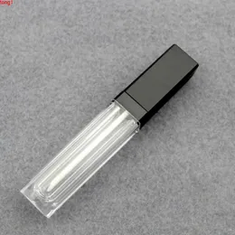 7ml quadrado maquiagem líquido labial batom labial tubos de brilho de alta qualidade transparente embalagem cosmética recipiente 20/50 pcs / lotgood qty