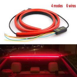 Niscarda 3rd Third Additional Brake Light Bar Rear Tail Red Strip Multifunction High Mount Reverse Stop Signal Warning Lamp