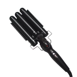 Care ProductScare Products Professional Curling Ferro Cer￢mica Triple Barrel Irons Irons Hair Waver Waver Styling Tools Hairs Styler Wand Dro