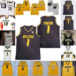 Missouri Basketball Jersey NCAA College Javon Pickett Brown Clarkson Porter Jr.