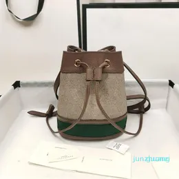 2021 디자이너 - 여성 양동이 어깨 가방 정품 가죽 핸드백 조정 가능한 스트랩 패션 간단한 휴대용 레저 크로스 바디 가방