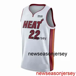 Camisa de basquete personalizada barata Jimmy Butler #22 com patch Swingman costurada masculina feminina juvenil XS-6XL