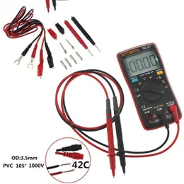 Multimeters AN8008 True-RMS cyfrowy multimetr 9999 liczba napięcia amperomierza Ohm Miernik True RMS LCD Voltmeter