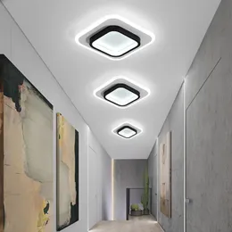 Nordic проход светодиодный потолочный свет для спальни декоративные 20W 220V крытый кухонный коридор коридорные огни Le-301