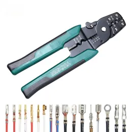 WireTool 10-26AWG Crimping Tool Crimping Plier Wire Stripper Cutter Crimper Citlatrilateral Tube Bootlace Terminal 211110