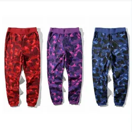 Mode Heren Designer Broek Casual Mannen Vrouwen Zwart Grijs camouflage Joggers Trainingsbroek casual Hip Hop Elastische Taille Broek Sportkleding Maat S-XXL ST2112