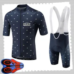 Pro Team Morvelo Cycling Krótkie Rękawy Jersey (BIB) Szorty Zestawy Męskie Letnie Oddychająca Road Road Odzież Rower MTB Outfits Mundur sportowy Y210415131