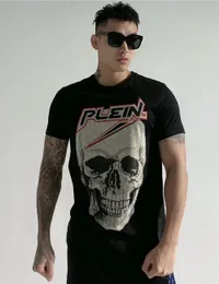 PINK PARADISE PLEIN T-shirt Designer di marca Strass Skull Uomo T-shirt Classica alta qualità Hip Hop Streetwear Tshirt Casual Top Tees fszw5984