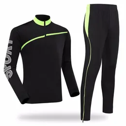 21ss Men Sport Running Football Training clothes +Pants 2pcs Suit 21/22 Kids Soccer Training Tracksuits Sportswear Sets 15 styles sell well