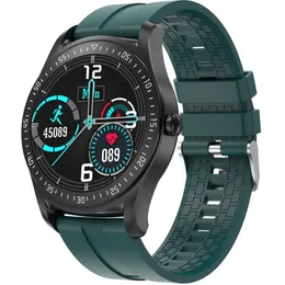 Bel￶na l￥ng batterilivsl￤ngd smart klocka Cutom Dial Interface Musik Mens Watches Blodtryck Sleeping Monitor Fitness Tr￤ningsl￤ge Samtal Meddelande p￥minnelse Armband