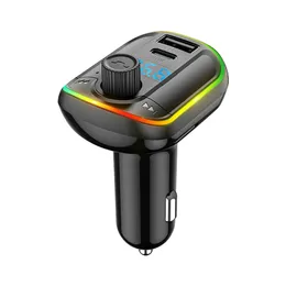 T829 Wireless Fast Charging FM Sändare Hands Free Car Kit Mp3 Player PD 18W Charger