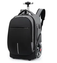 Inch School Trolley Backpack Bag For Teenagers Large Wheels Travel Wheeled On Trave Rolling Luggage Bags