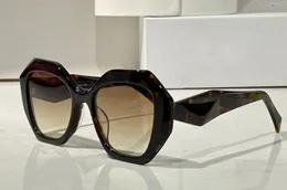 Kształt poligonu okulary przeciwsłoneczne dla kobiet 16 W Havana Brown Sunnies Modne okulary słoneczne Occhialia Da Sole Uv400 Ochrona z pudełkiem