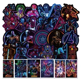 100PCS-Pack Neon Film Movie Populära Vinyl Klistermärke Vattentät klistermärken för vattenflaska Laptop Planner Scrapbook Wall Skateboard Organizer Bomb Bomber Box Dekaler