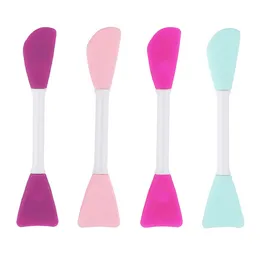 Silicone Facial Mask Brush Set Body Wipe Brush Foundation Gel Cream Mud Mixing Applicator Skin Care Massage Clean Cosmetic Tool Professional Beauty Accessories