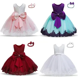 Çocuklar Kızlar için Elbise Yazlıklar Parti ve Düğün Noel Giyim Prenses Çiçek Tutu Elbise Çocuk Balo Balo 39 Y2
