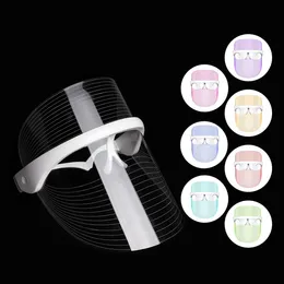 LED Light Beauty Twarz Maska Instrument 7 Kolory Facial Spa Foton Leczenie Leczenie Leczenia Anti Marrine Trądzik Odmładzanie skóry