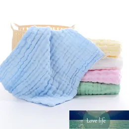 Muslin 6 lager Bomull Soft Babyhanddukar Ansikte Handduk Handkerchief Badmatning Face Washcloth Torka Handdukar Hårhandduk