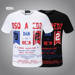 Dsq Pattern T-shirt D2 Phantom Turtle 2022ss New Mens Designer t Shirt Paris Fashion Tshirts Summer Male Top Quality 100% Cotton TO5767