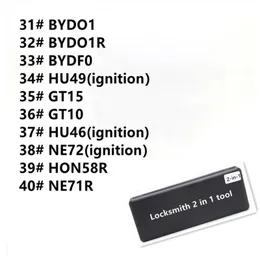 코드 독자 스캔 도구 Locksmith 2 in 1 bydo1 bydo1r bydf0 Hu49 GT15 GT10 HU46 NE72 HON58R NE71R, 모든 유형의 자물쇠