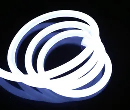 Okrągły LED Neon Sign Wodoodporna średnica 14mm Giętki 120 sztuk 2835 / m 360 stopni Oświetlenie elastyczne pasek AC 110 220 V