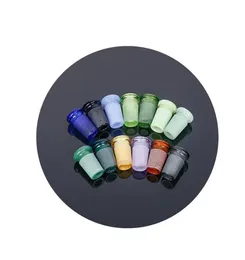 Beracky Farbiger Mini-Glas-Konvertierungsadapter, Raucherzubehör, Grün, Lila, Schwarz, Blau, 10 mm Buchse auf 14 mm Stecker, Adapter für Quarz-Banger