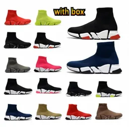 Sock Sports Boots Speed1.0 2.0 Trainers Trainer B A Women Men Runners Nasual Shoes Sneakers Socks Socks Platform Clearsole Fluo