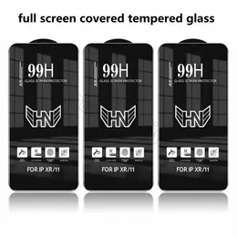 99H Full Cover Tempered Glass Phone Screen Protectors Anti Scratch For iPhone 15 14 13 12 11 Pro Max XR XS 6S 7 8 Plus SE