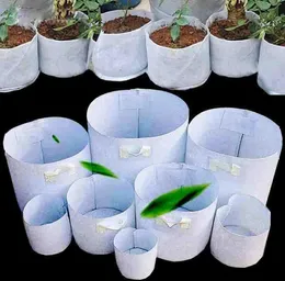 Non-Woven Fabric Reusable Soft-Sided Highly Breathable Grow Pots Planting Bag with Handles Price Large Flower Planter
