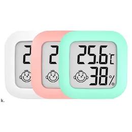 Mini LCD Digital termometer Hygrometer inomhusrum Elektronisk temperatur fuktmätare Sensormätare Väderstation för hem RRF13143