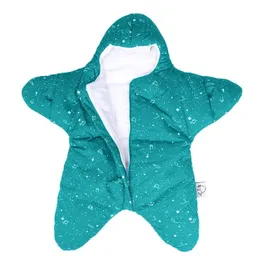 Baumwoll-warmes Seestern-Baby-Schlafsack für Kinder-Säuglings-tragbarer Reißverschluss Schlafsack-Kleinkinder 211023