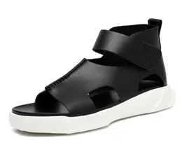 Män Sommar Sandaler Läder Fashion Shoes Tenis Masculino Adulto Andas Beach Sandalsfor Zapatillas de Hombre