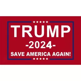 Lägsta pris Trump 2024 Flagga 10 stilar Donald Flaggor Förvaras Amerika Bra igen Polyester Decor Banner för president USA ZZD8466