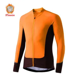 Racing Jackets 2022 Winter Cycling Jerseys Top Quality Unisex Pro Aero Fit Thermal Fleece Long Sleeve Brushing Inside Reflective MTB