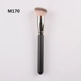 M170 Synthetic Rounded Slant Brush Liquid Foundation Buffing Makeup Brushes BB/CC Primed Concealer Face Flawless Cosmetics Single Brush Skin Beauty Cosmetic Tool