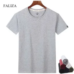 3 pz/lotto T-Shirt da Uomo di Colore Solido 100% Cotone Casual T-Shirt Manica Corta Mens di Alta Qualità Tee Shirt Estate Camisetas Hombre 210409