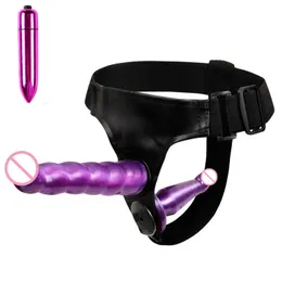Brinquedo sexual massageador massagem wearable strapon vibrador calcinha para casais lésbicas pênis cinta no arnês brinquedos sexuais realistas para mulheres adultos erótico 2fly