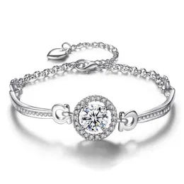 Hot Selling Wholale Luxury Diamond Bracelets Women Bangl Fashion Popular Alloy Charm Girl Bracelets For Gift