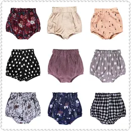 Linho bebê meninas shorts calças casuais crianças bloomers roupas verão recém-nascido fralda capa calcinha infantil infantil pp pant 210413