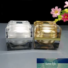 Packing Bottles High Quality 30g,Acrylic Cream Jar,Gold White color 30ml,Empty Cosmetic Container Sample Tins