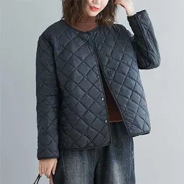 Aransue Lekka bawełniana kurtka wyściełana żeński krótki płaszcz jesień i zima modne dwie strony na sobie cienkie 211008