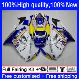 Kit de corpo para Honda CBR600FS CBR600CC CBR600F2 1991 1992 1993 1994 Bodywork 34no.125 CBR600 F2 91-94 CBR 600F2 600 F2 FS CC 600CC 600FS Rothmans Blue 91 92 93 94