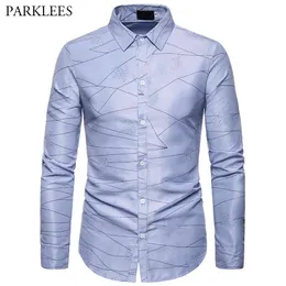 Características de linha Padrão Design Simples Camisas Masculinas de Algodão Lapela Business Casual Slim Fit Camisa de Manga Longa Camisa Masculina 210524